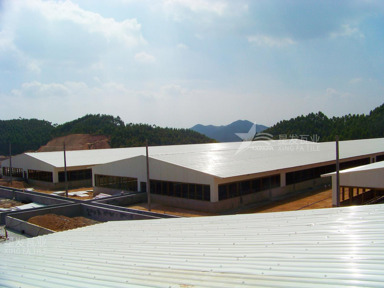 合成樹(shù)脂瓦施工安裝用什么材料搭建架子，鋼結構搭建樹(shù)脂瓦